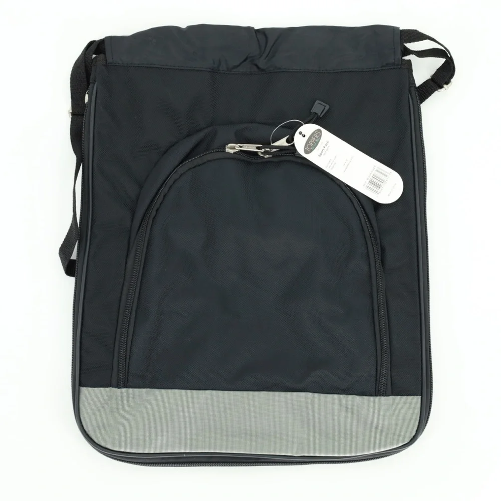 Toppers Unisex Expandable Shoulder Sport‎ Pack with Pouch, Silver/Black